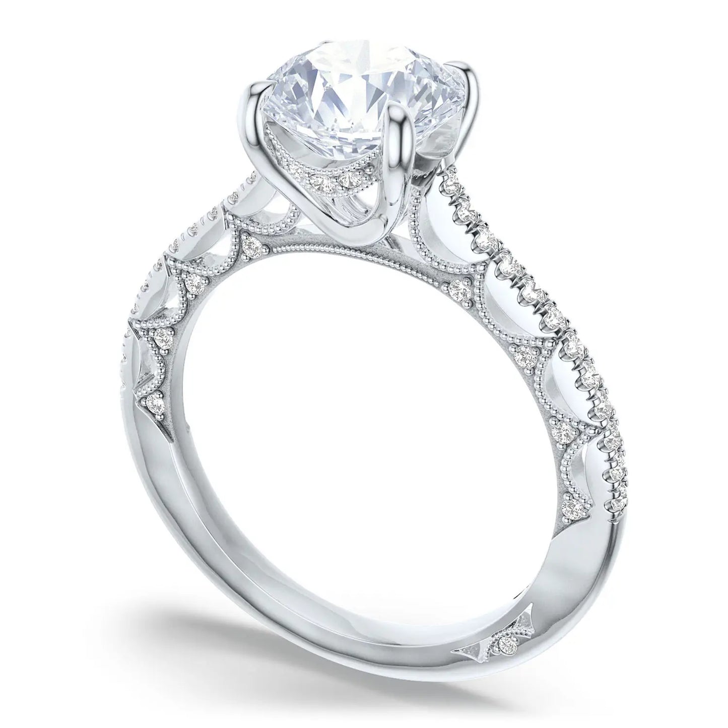 Round Solitaire Engagement Ring Style # 272117 RD