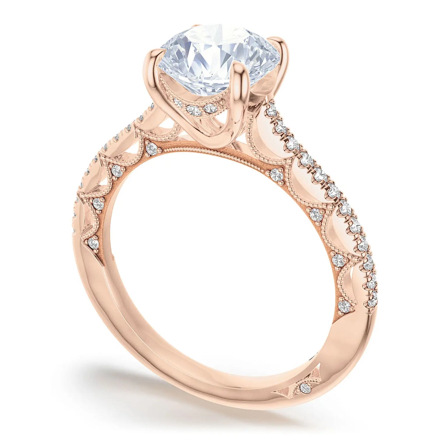 Round Solitaire Engagement Ring Style # 272117 RD
