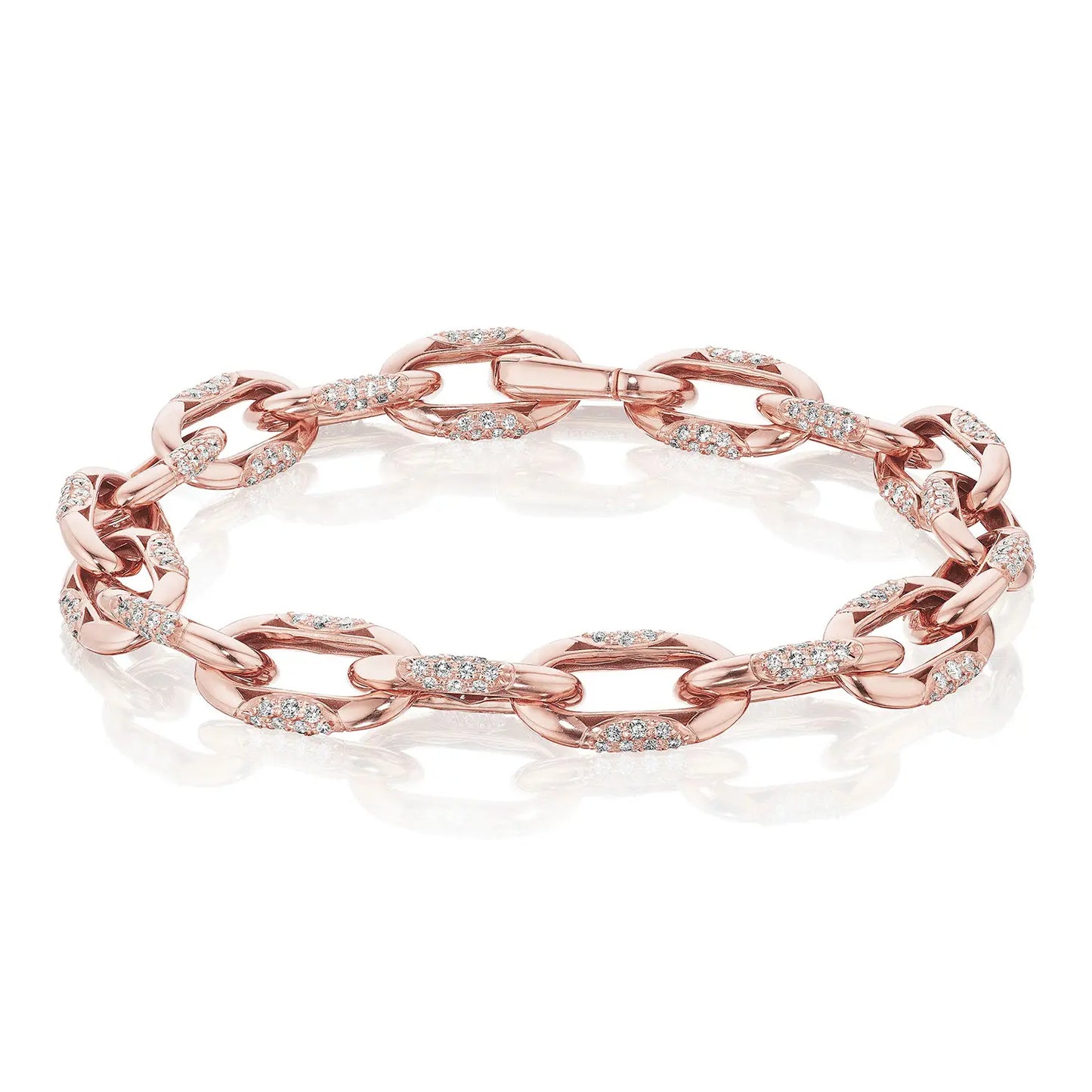 Crescent Eclipse Small Link Bracelet. Style FB 671 7.50"