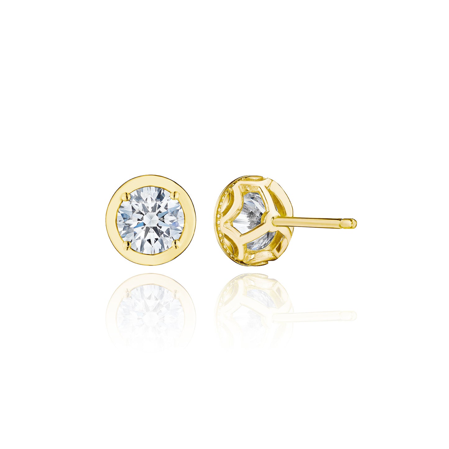 Round Diamond Stud Earring # FE823 RD
