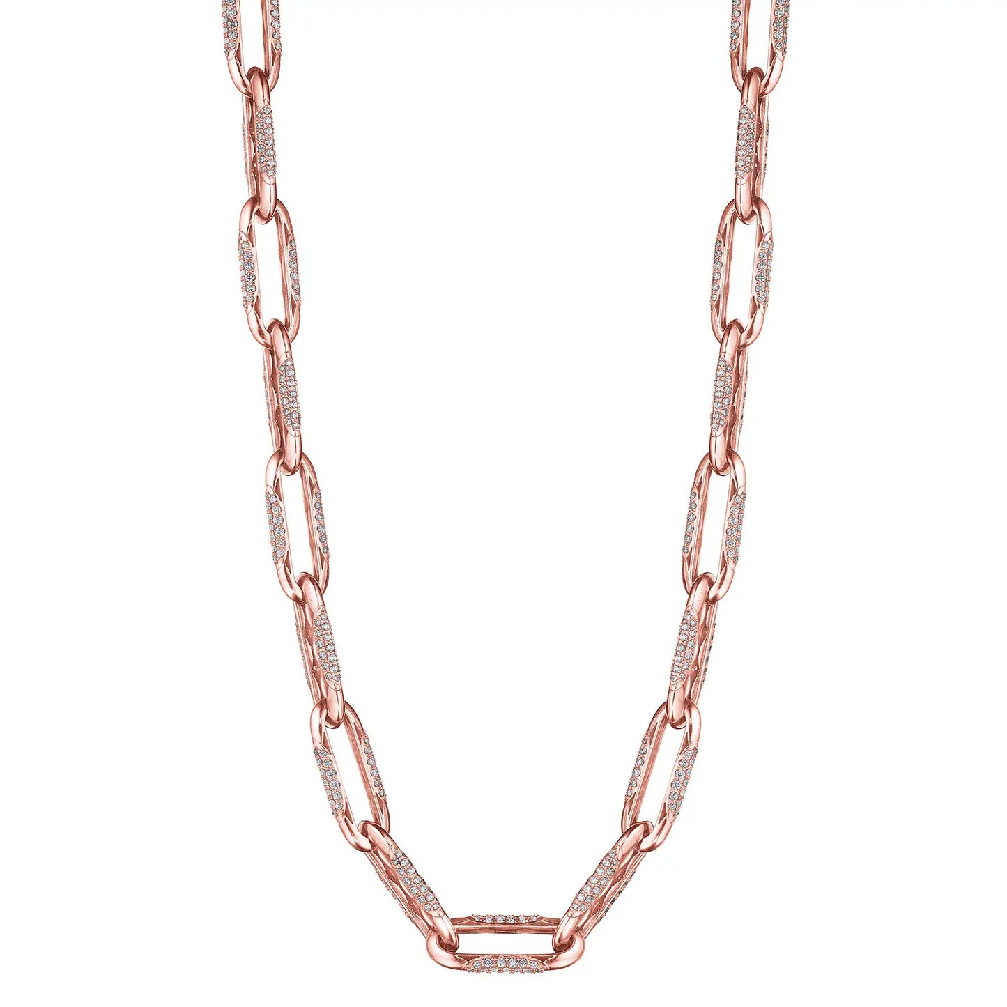 Crescent Eclipse Large Link Necklace. Style FN 666 S Y 18.