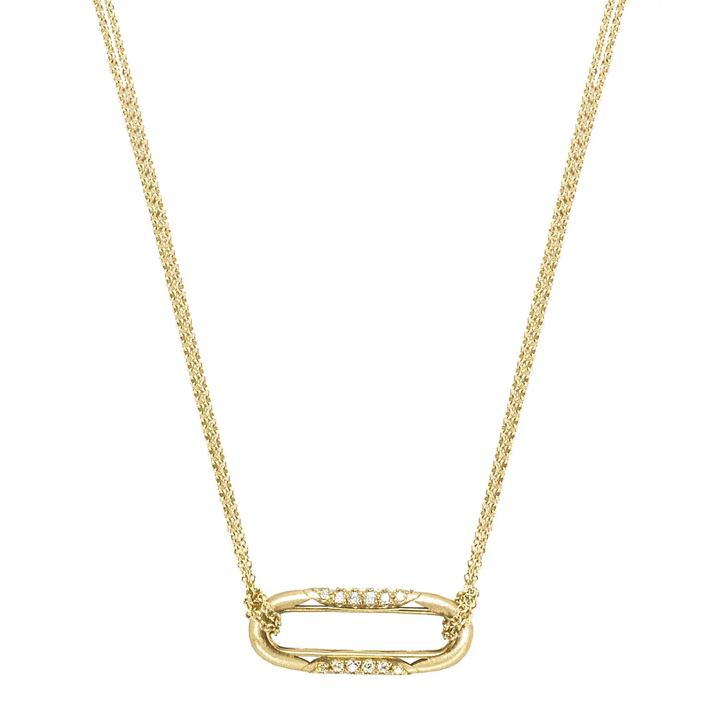 Crescent Eclipse Link Pendant Style FN667SY17.