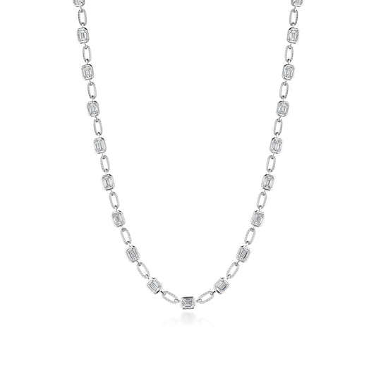 Lab Grown Diamond Necklace Style # FN825 EC