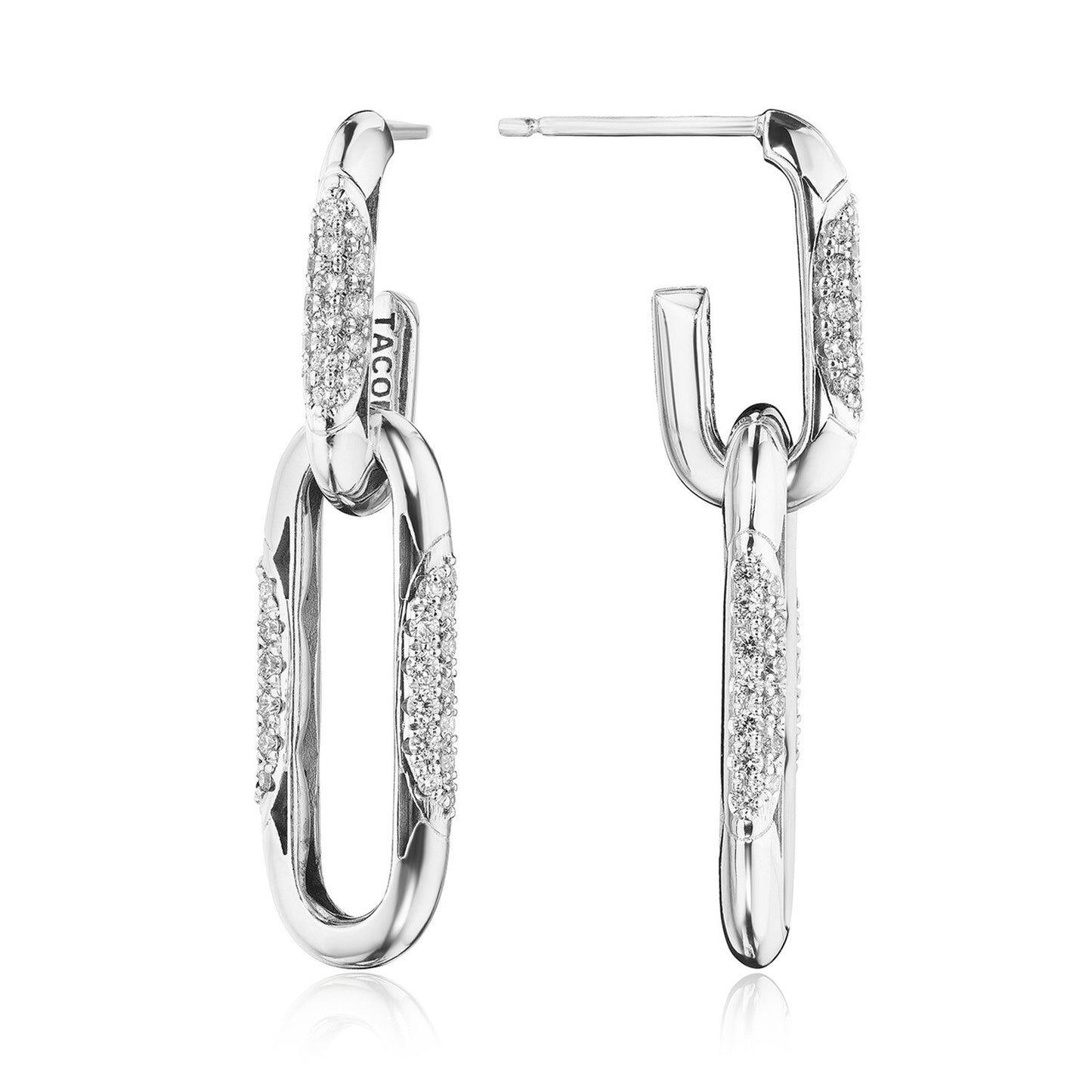 Double Link Diamond Earrings | Style # FE 8222S