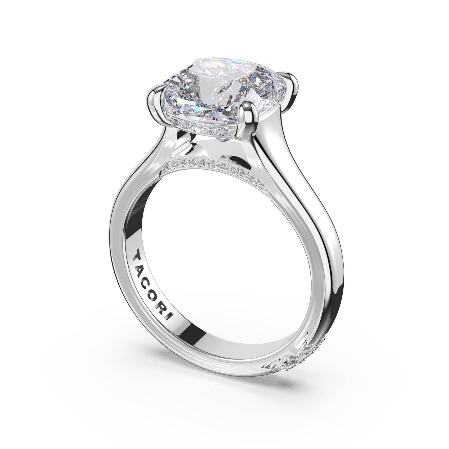 Cushion Solitaire Engagement Ring | Style # 4283 CU