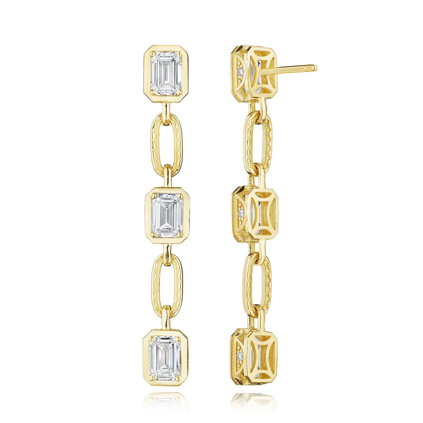 Lab Grown Diamond Drop Earring # FE825EC55X4LDY