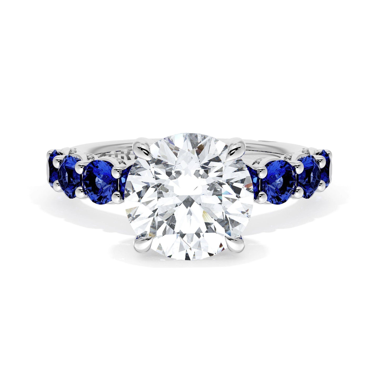 Round Solitaire Engagement Ring Style # 415 RD 9