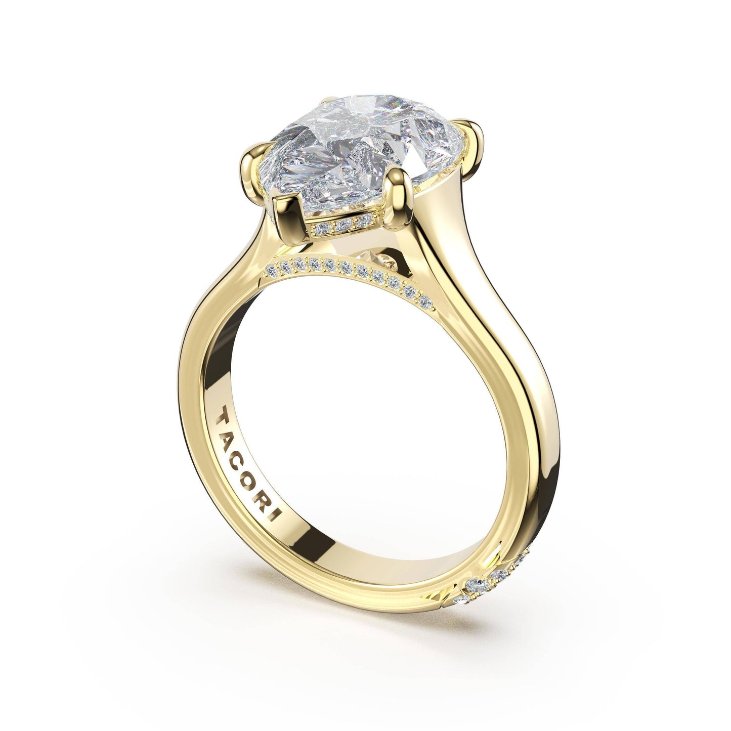 Pear Solitaire Engagement Ring | Style # 4283 PS