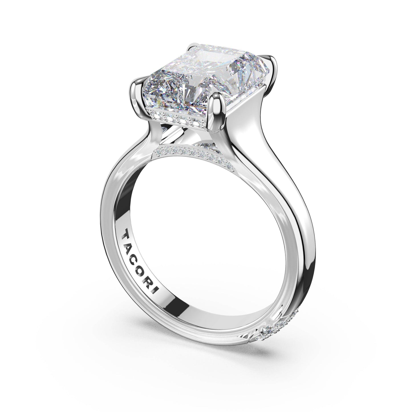 Radiant Solitaire Engagement Ring | Style # 4283 RAD