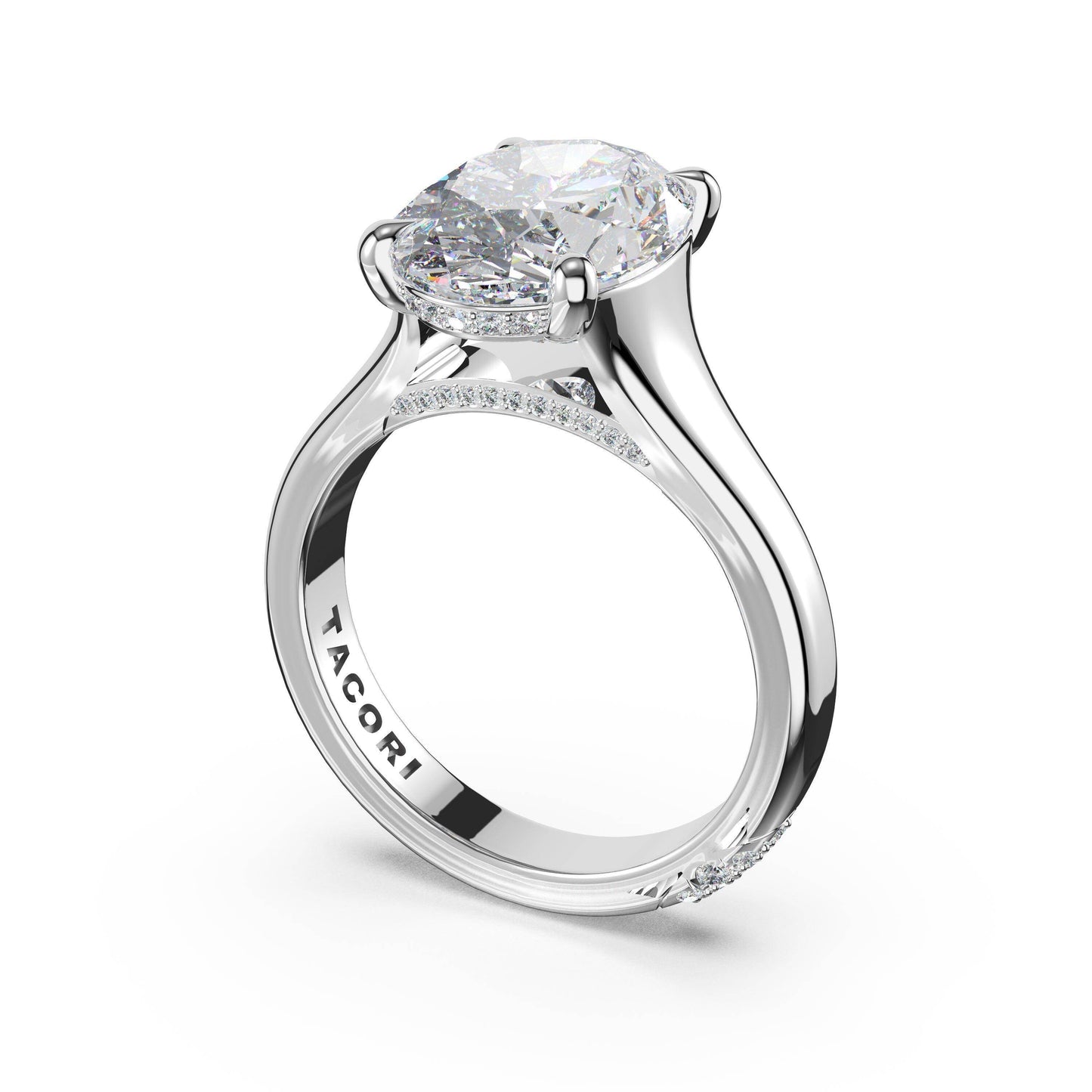 Oval Solitaire Engagement Ring | Style # 4283 OV