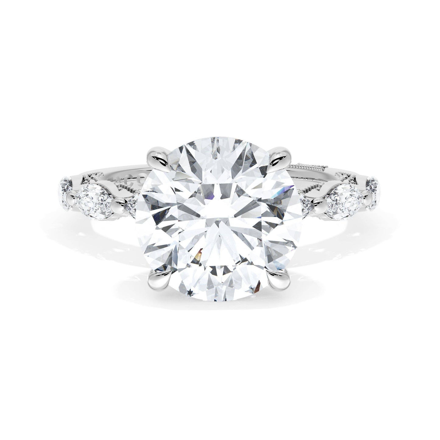 Round Solitaire Engagement Ring Style # 42225