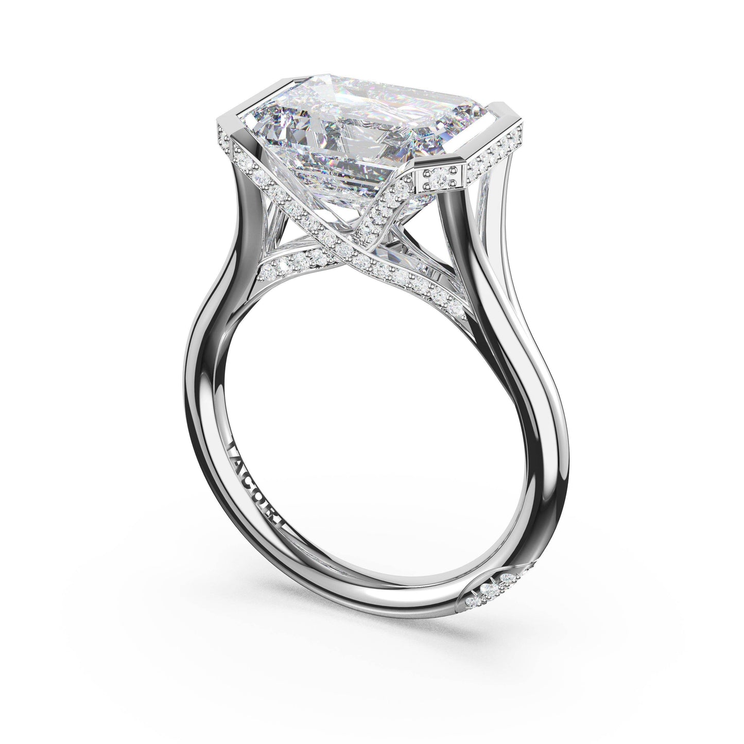 Emerald Solitaire Engagement Ring | Style #4252 EC