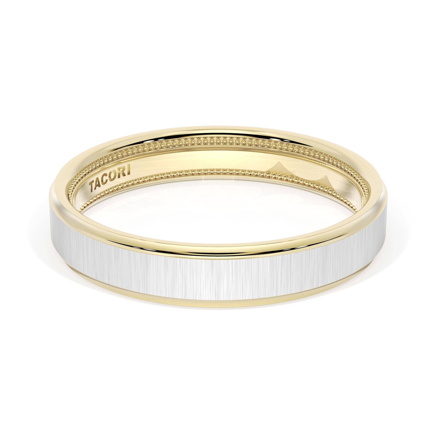 Flat Satin Finish Wedding Band Style # 1634