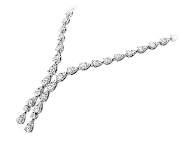 Aerial Teardrop Drop Necklace