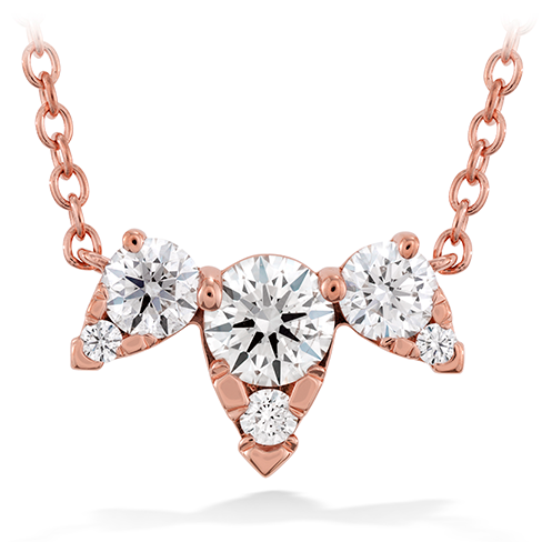 Aerial Triple Diamond Necklace