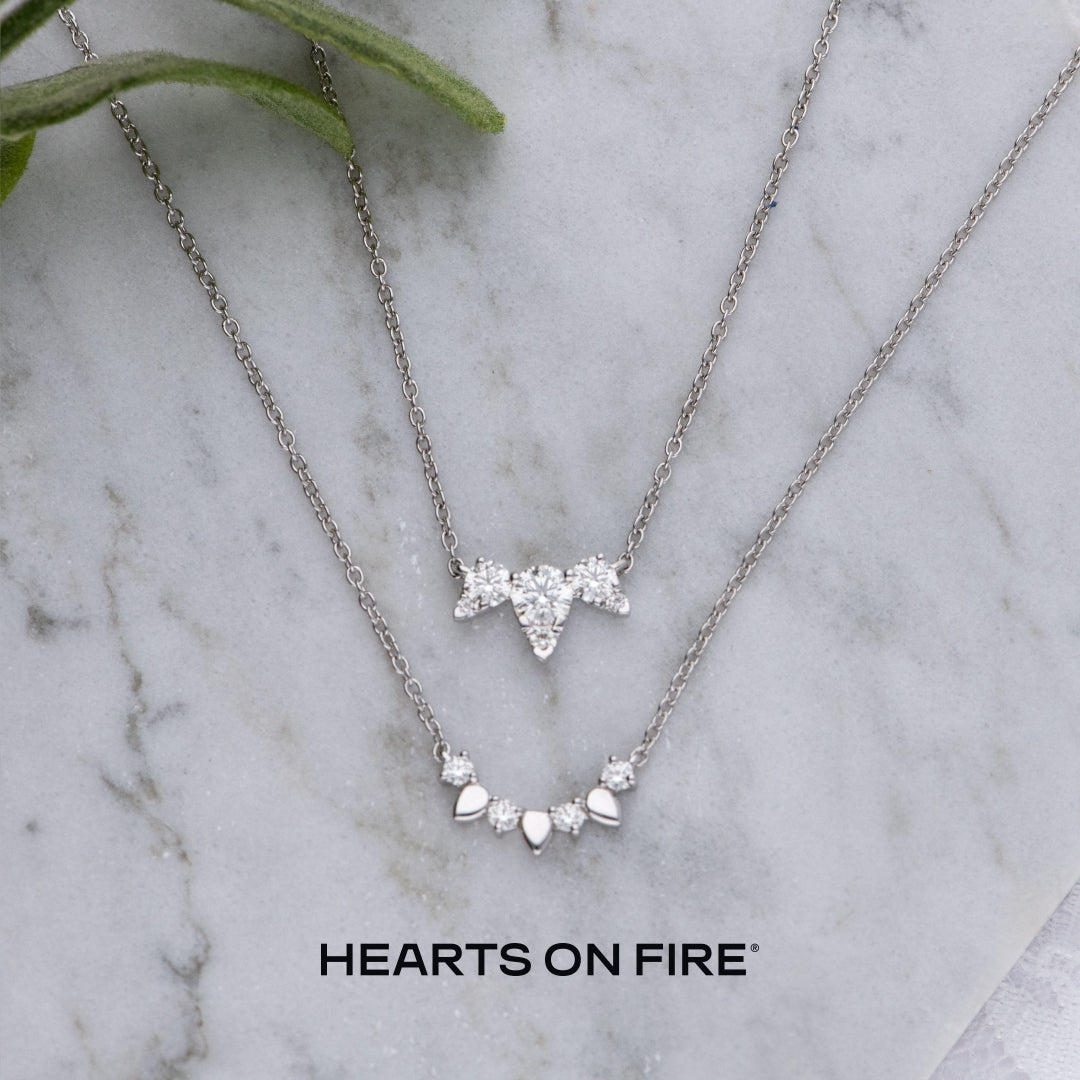 Aerial Triple Diamond Necklace