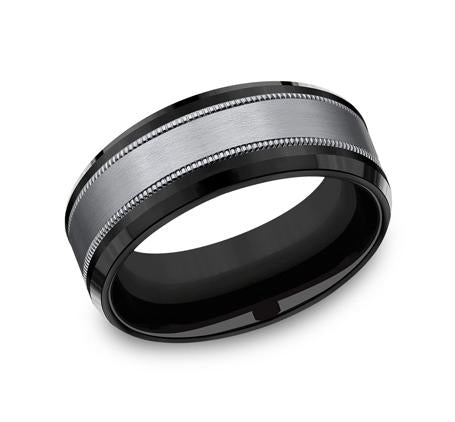 Forge Multi-Material 8mm Ring SKU CF108013SBKTGTA