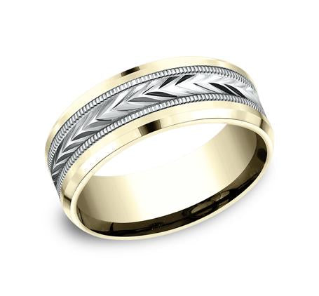 Benchmark Yellow Gold 6mm Ring SKU RECF7603Y