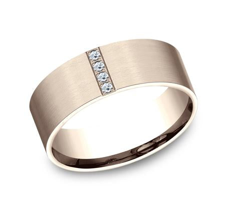 Benchmark White Gold 8mm Diamond Ring SKU CF528712W