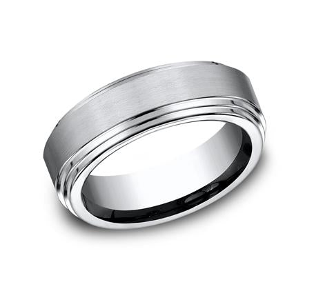 Forge Black Titanium 8mm Ring SKU CF68100BKT