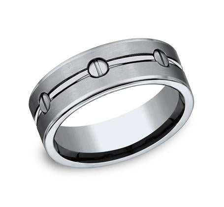 Forge Titanium 8mm Ring SKU CF68991T