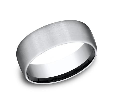Benchmark White Gold 7.5mm Ring SKU CF717561W