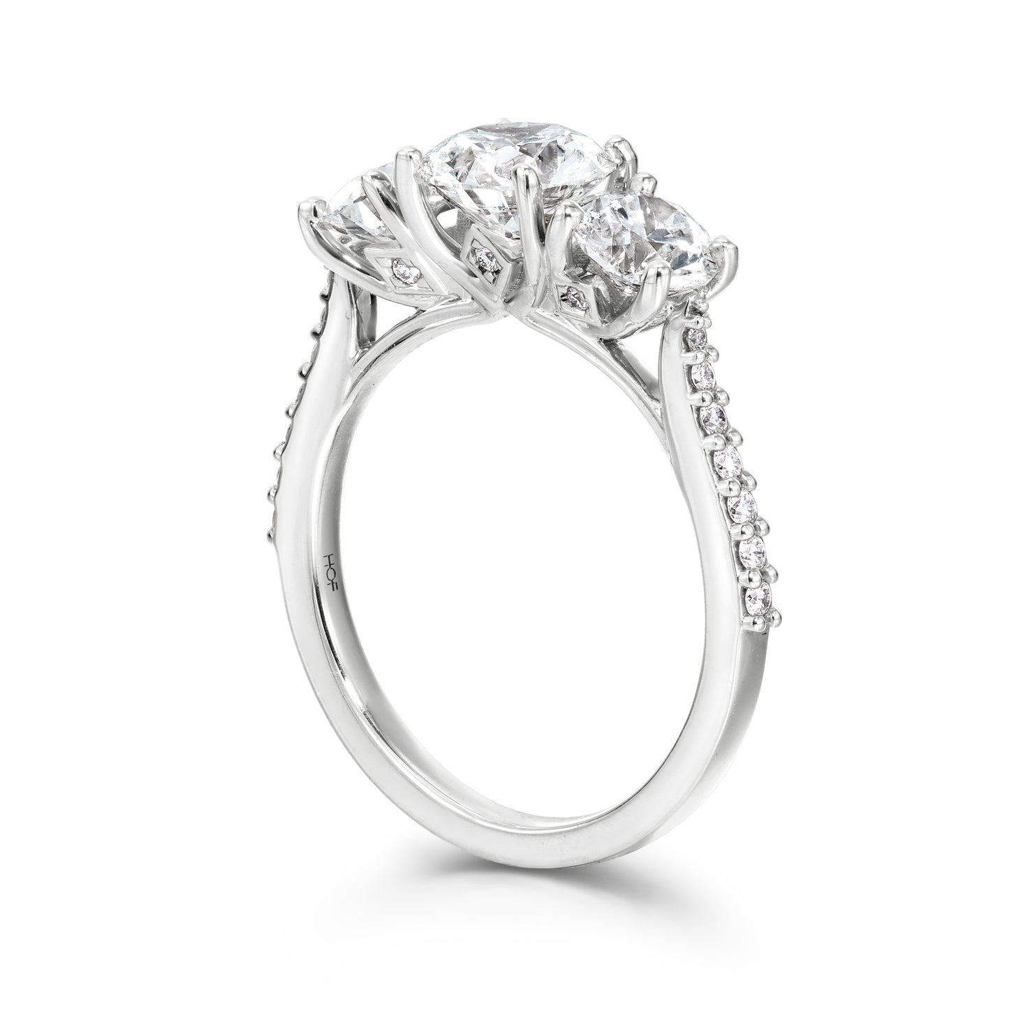 Camilla 3 Stone Diamond Engagement Ring