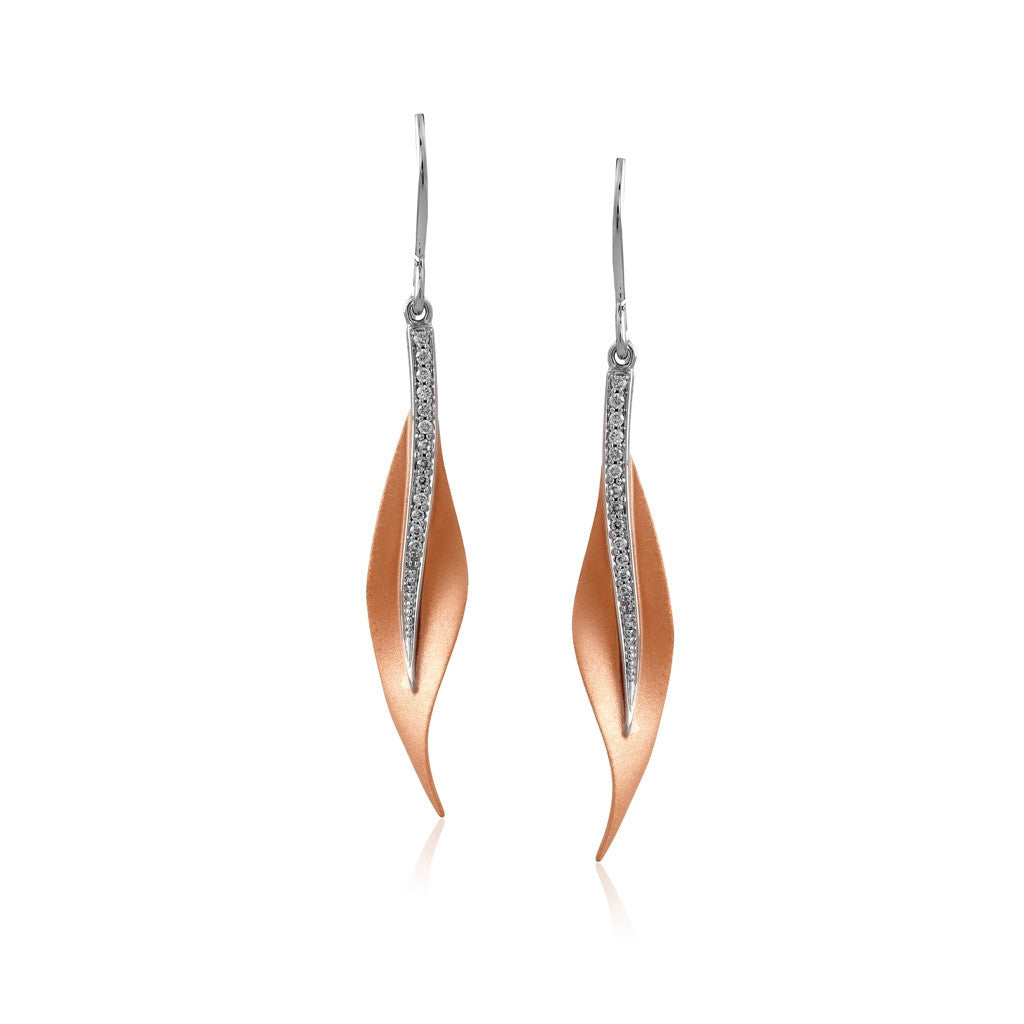Simon G Contemporary Earring - #DE117-R - Garden Collection