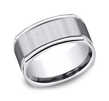 Benchmark White Gold 7mm Ring SKU EURECF7702SW