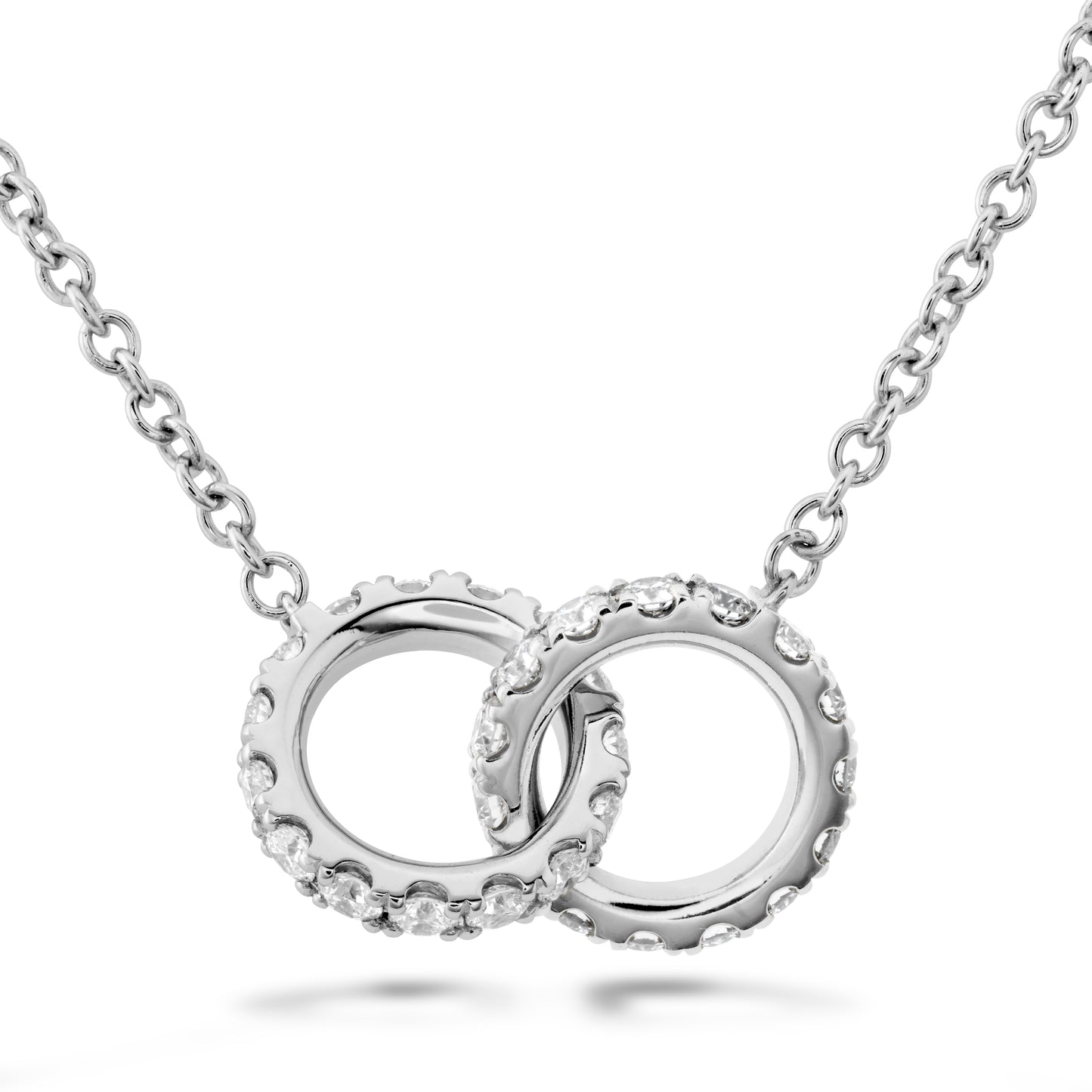 HOF Classic Diamond Interlocking Pendant