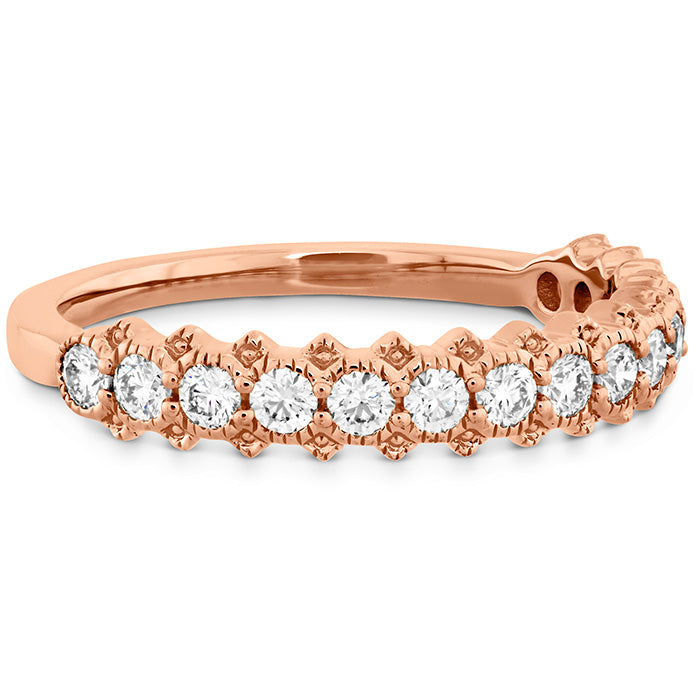 Liliana Bezel Milgrain Diamond Band