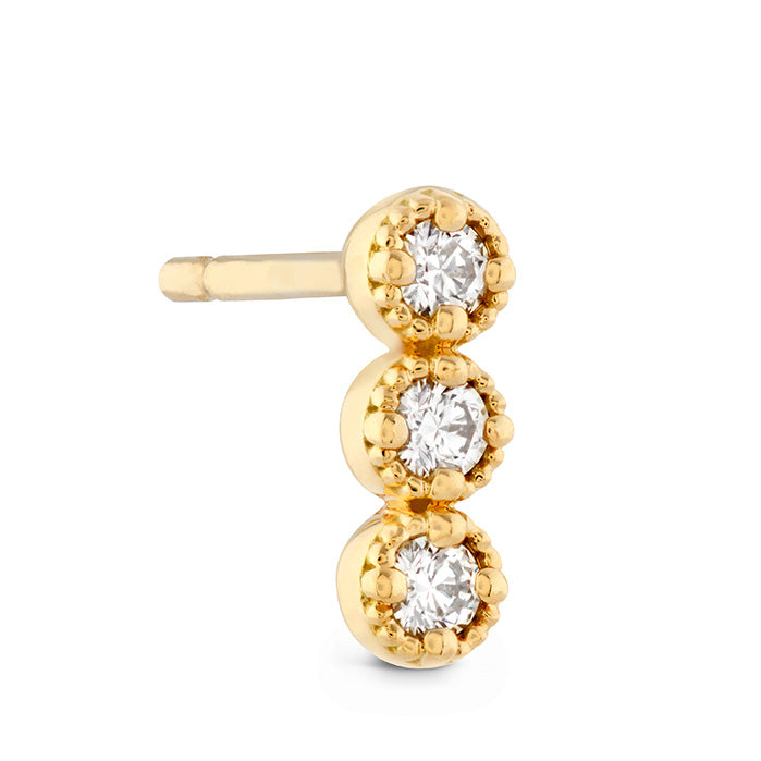 Liliana Milgrain Diamond Bar Earrings