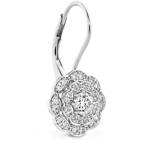 Lorelei Double Halo Diamond Drop Earrings