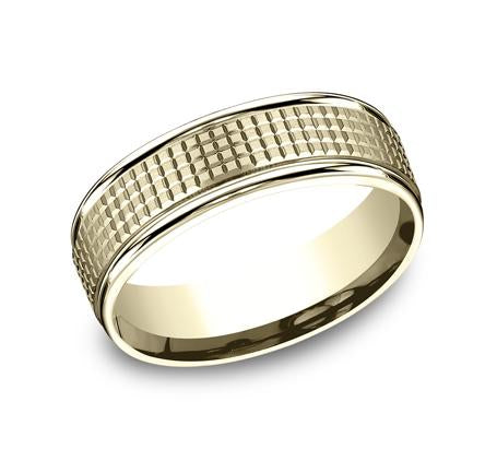 Benchmark Rose Gold 7mm Ring SKU RECF67471R