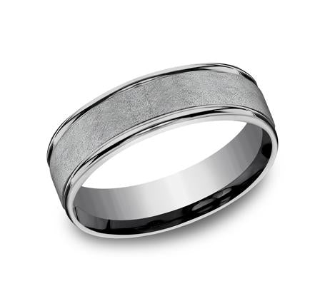 Benchmark Palladium 6.5mm Ring SKU RECF86585PD