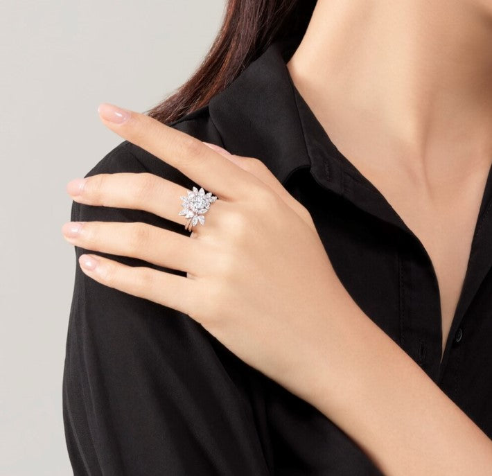 Aerial Sunburst Ring