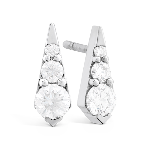 Triplicity Drop Stud Earrings