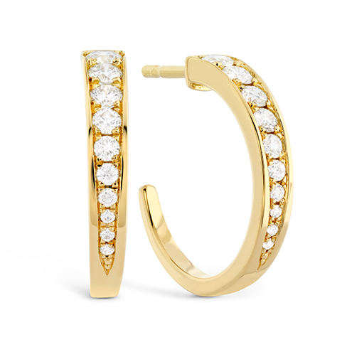 Triplicity Small Hoop Earrings Harling s Jewellers