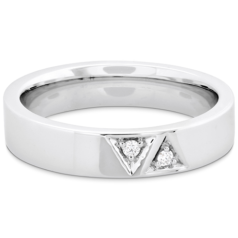 Triplicity Triangle Double Diam Band 4mm
