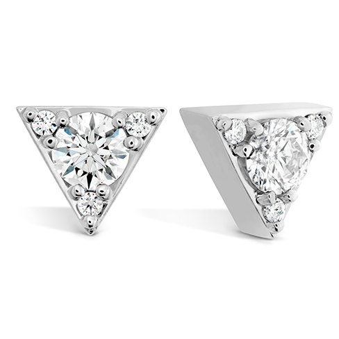 Triplicity Triangle Stud Earrings