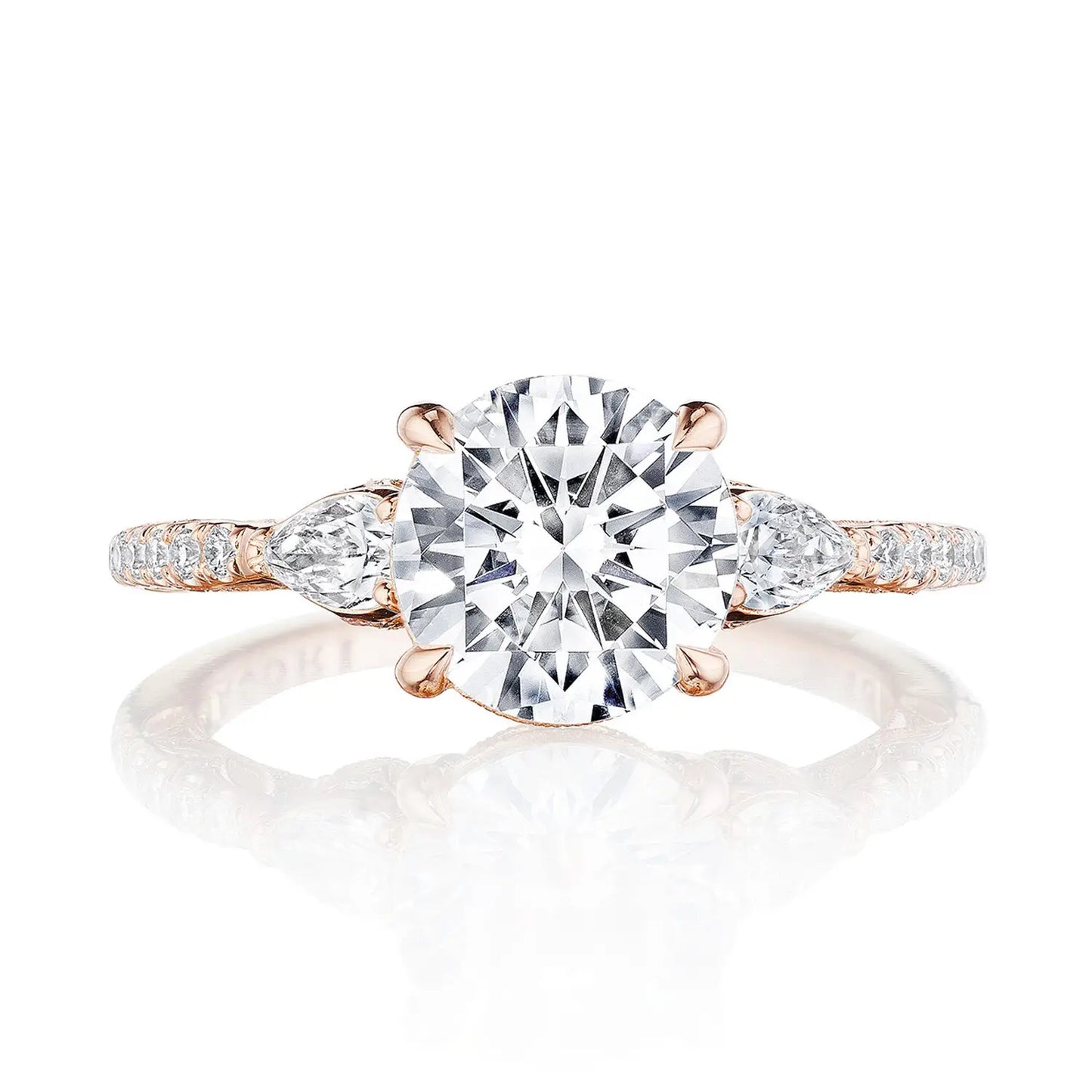 Dantela Round 3-Stone Engagement Ring Style # 2694 1.7 RD 7.5