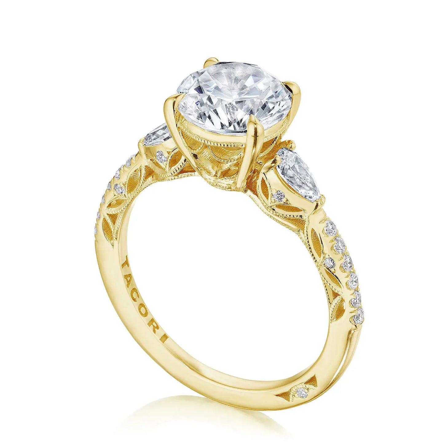 Dantela Round 3-Stone Engagement Ring Style # 2694 1.7 RD 7.5