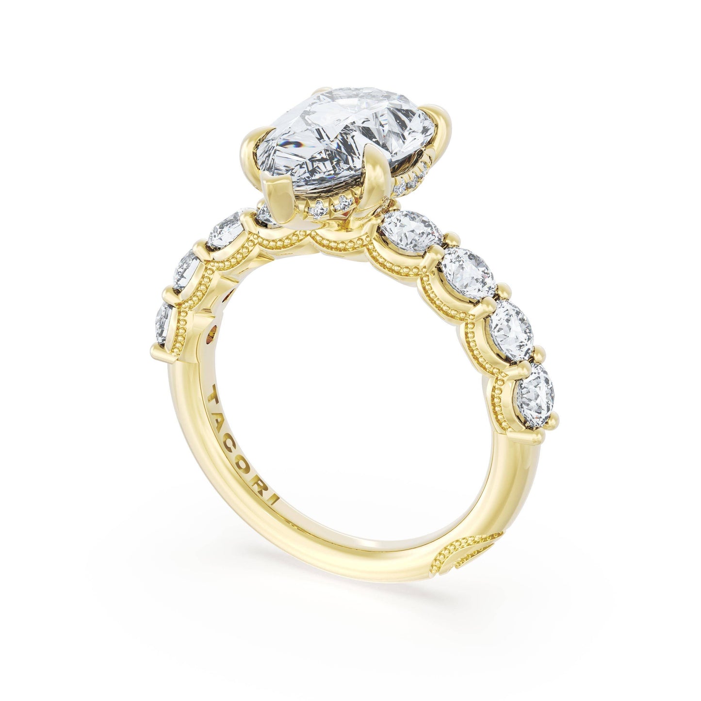 Pear Solitaire Engagement Ring Style # 415 PS 13 X 8