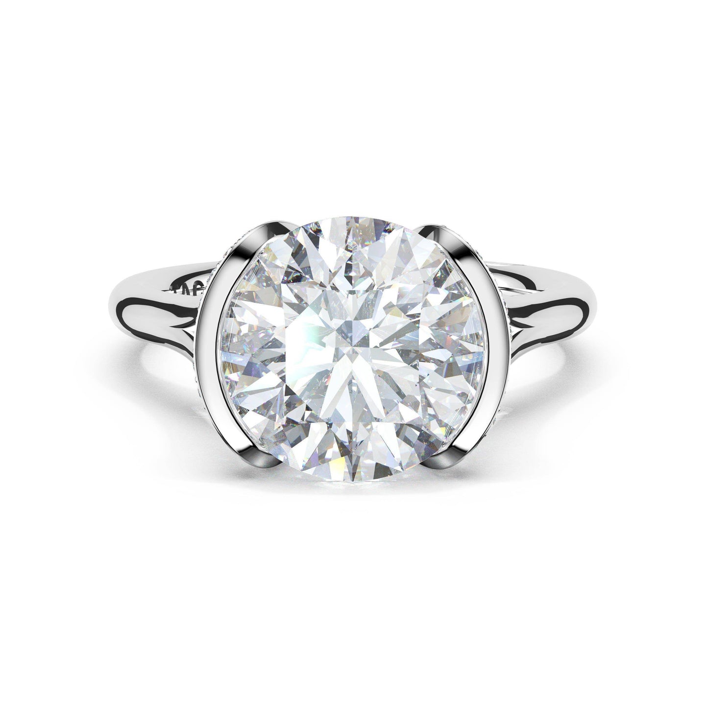 Round Solitaire Engagement Ring | Style #4252 RD
