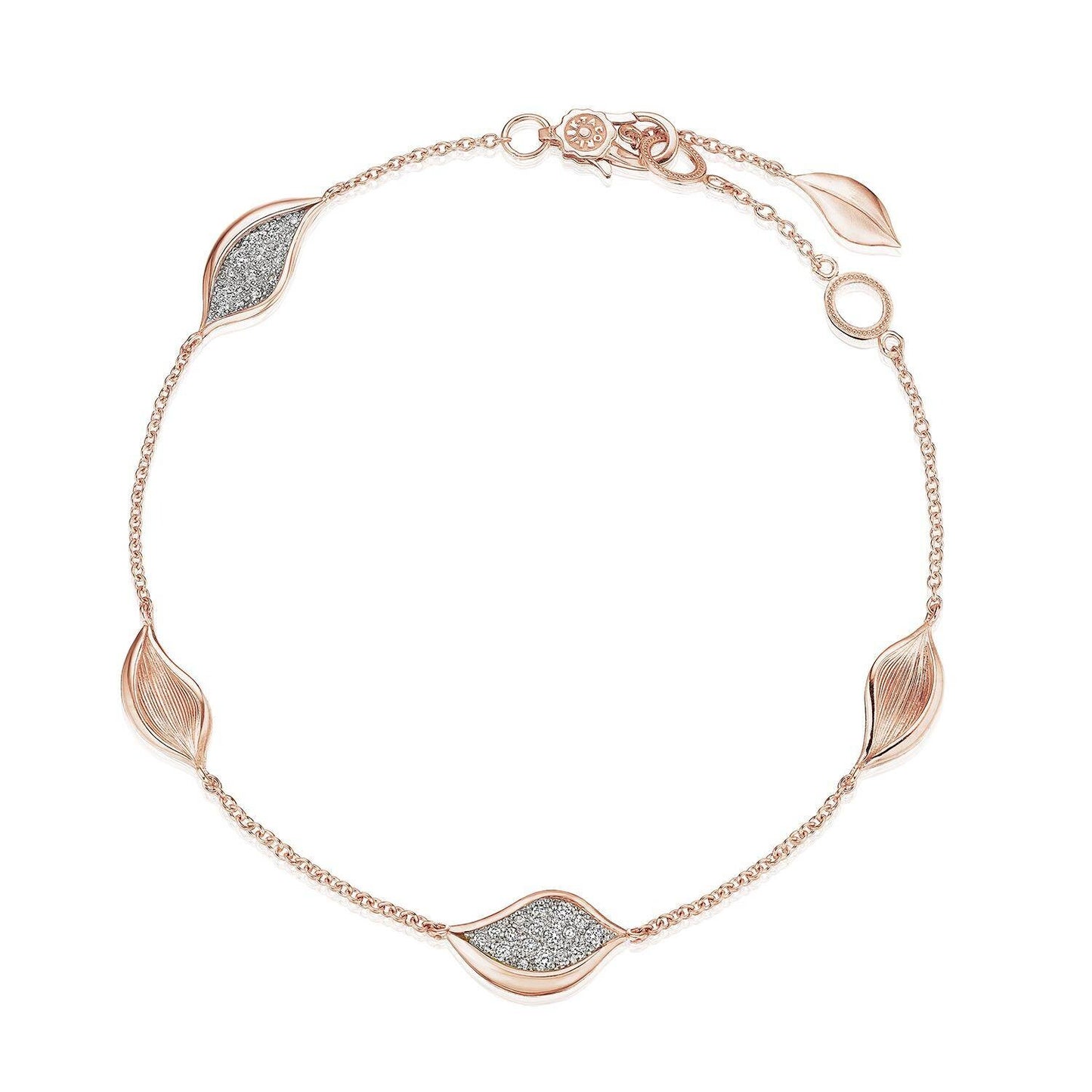 Petal Diamond Pavé Station Bracelet | Style # FB 915