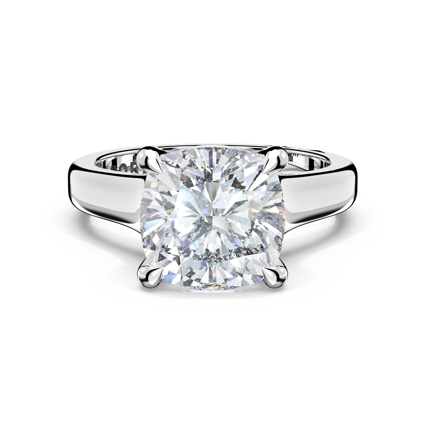 Cushion Solitaire Engagement Ring | Style # 4283 CU