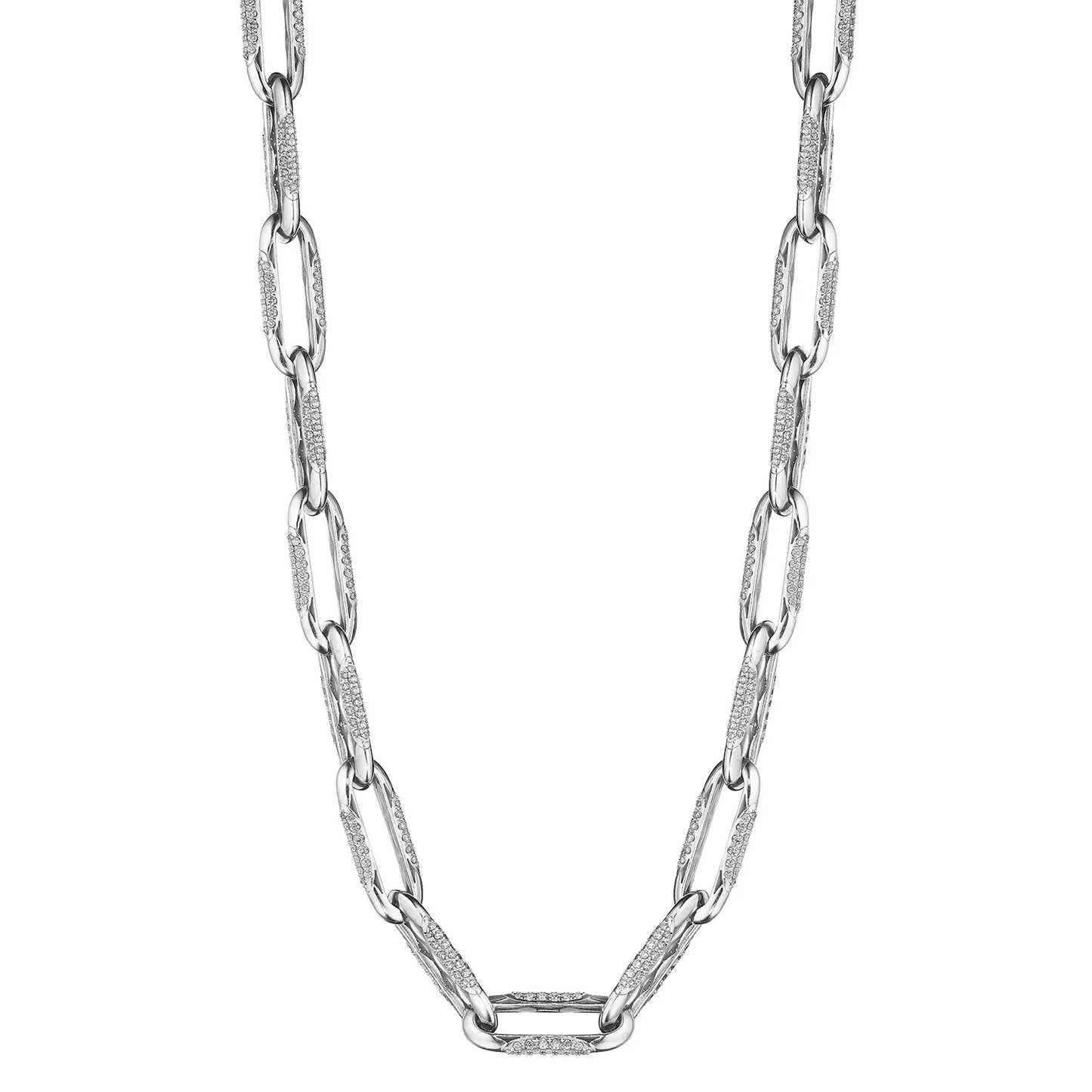 Crescent Eclipse Large Link Necklace. Style FN 666 18.