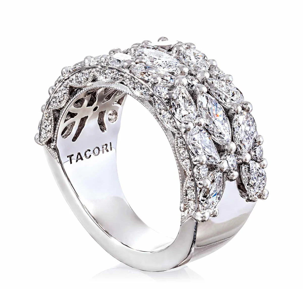 Tacori East West Marquise And Pear Diamond Band Style # HT 2694 W