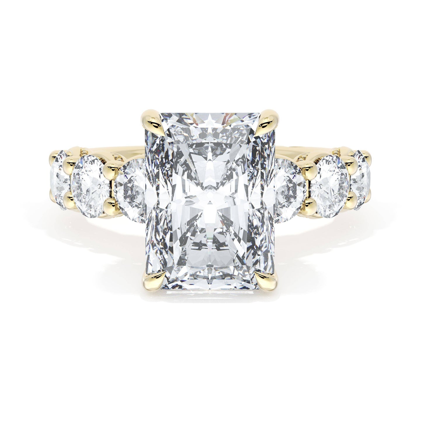 Radiant Solitaire Engagement Ring Style # 416 RAD 11 X 8