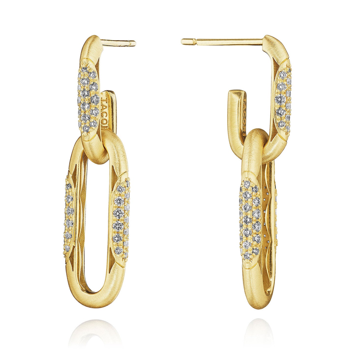 Double Link Diamond Earrings | Style # FE 8222S